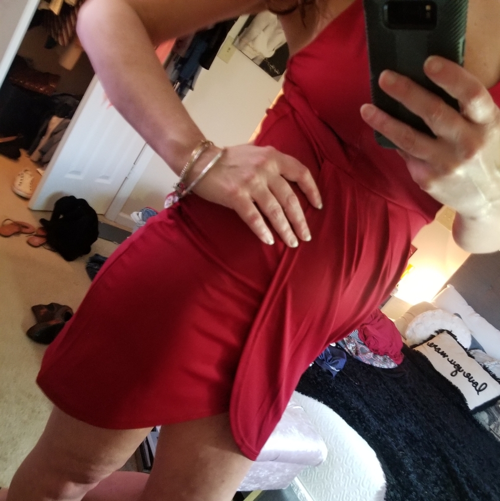 🔥NWT SEXY RED WRAP DRESS🔥